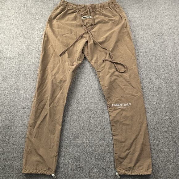 Fear Of God Essentials Pants Adult Size Large Nylon Track Pant Casual Men's - Picture 1 of 12